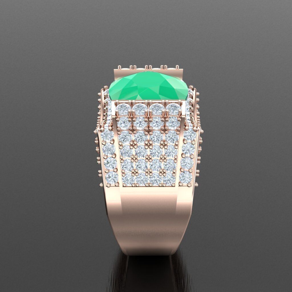 Elite Men Rings Collection 5MR042 3D print model_12