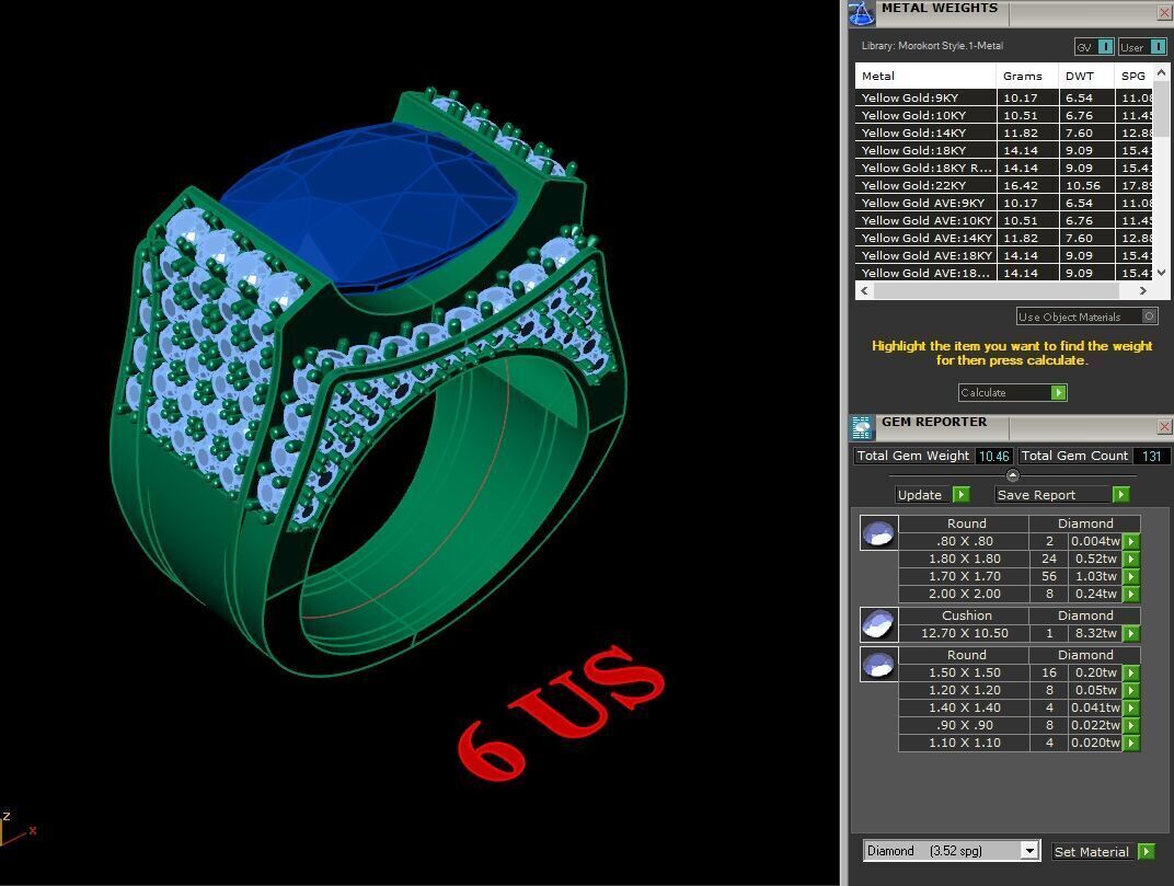Elite Men Rings Collection 5MR042 3D print model_1