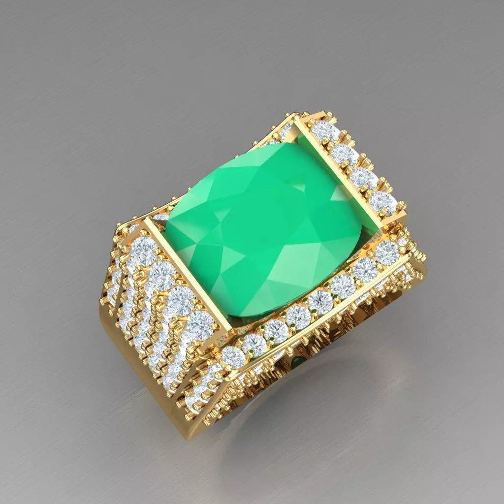 Elite Men Rings Collection 5MR042 3D print model_0