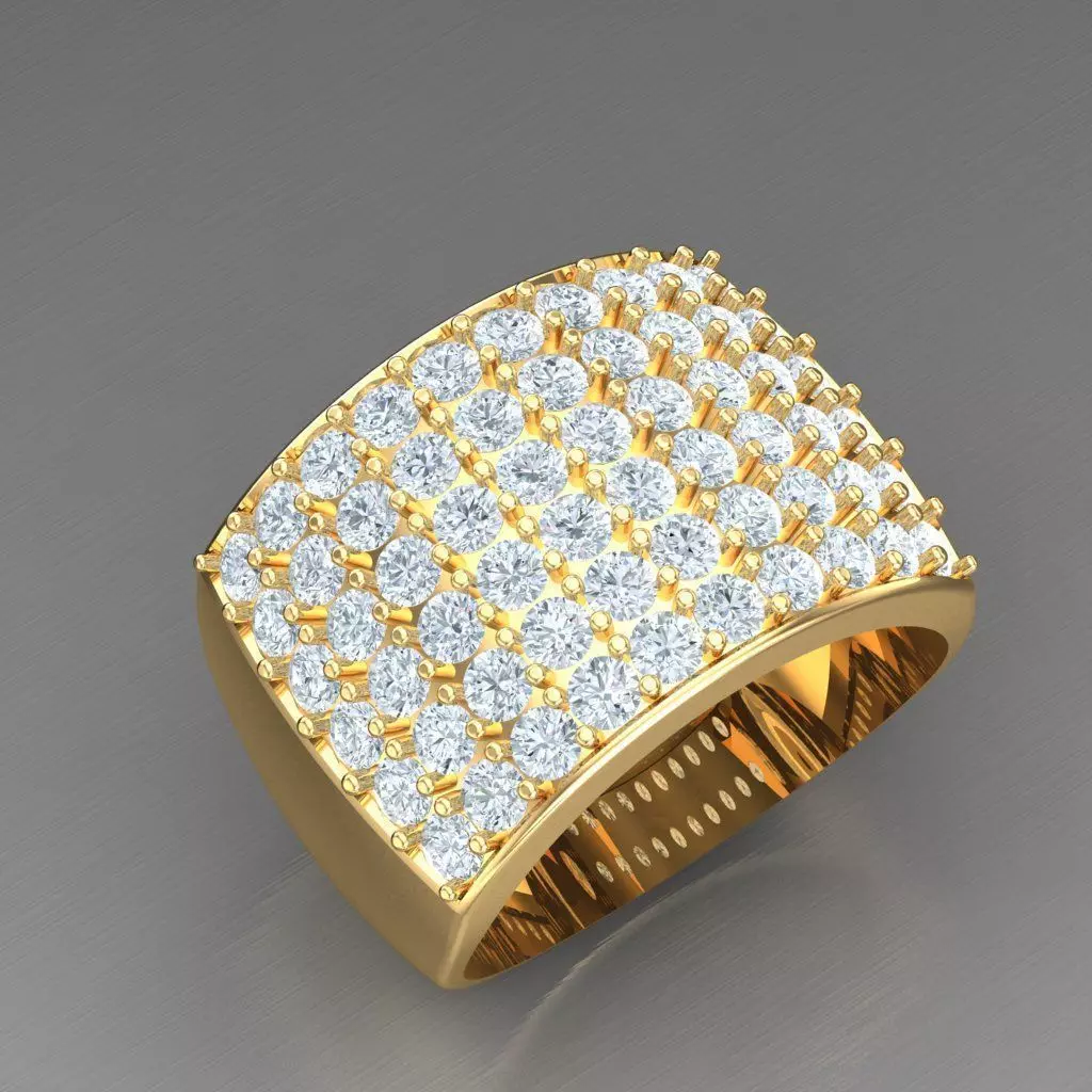 Elite Men Rings Collection 5MR041 3D print model