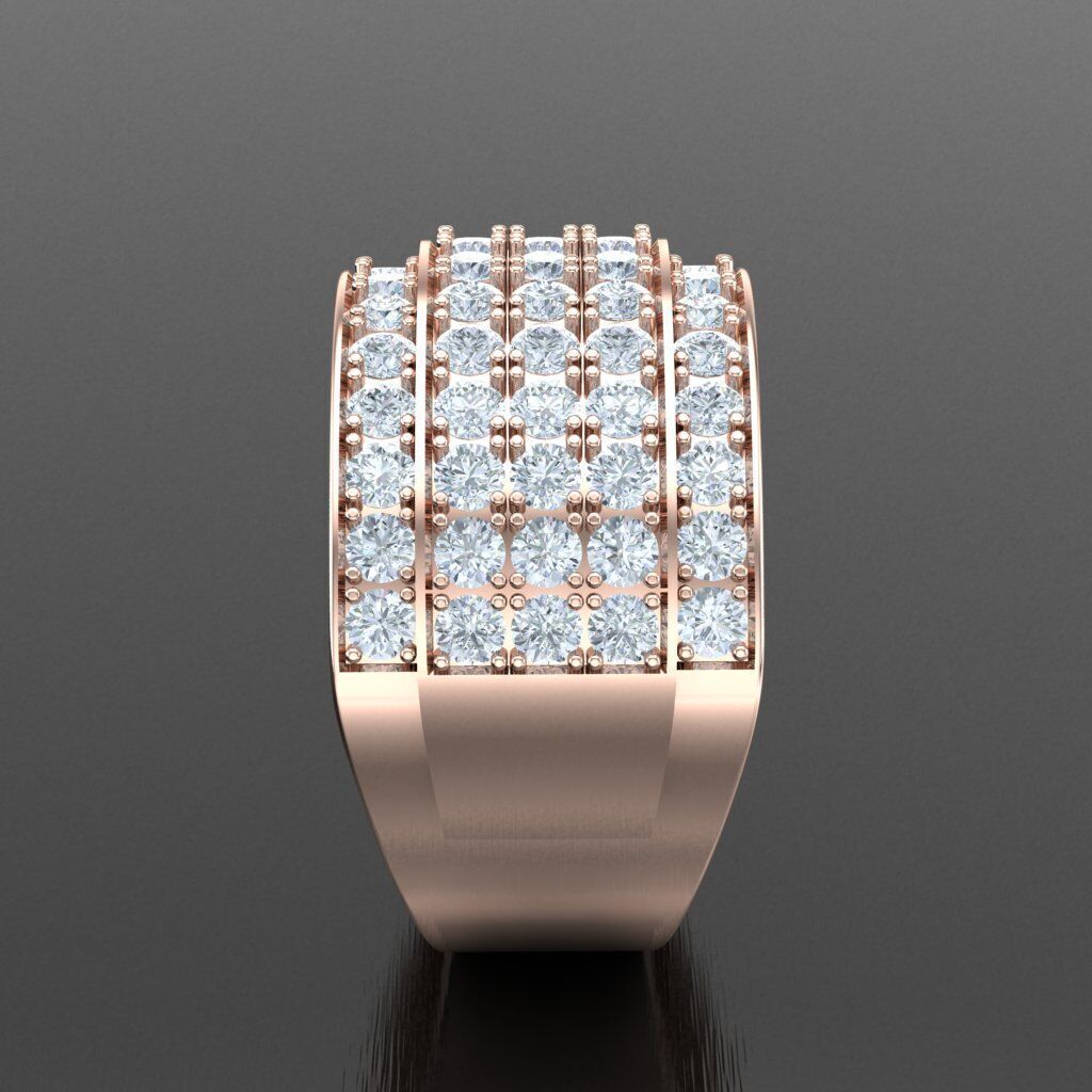 Elite Men Rings Collection 5MR035 3D print model_12