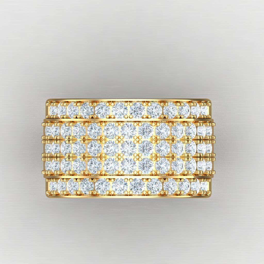 Elite Men Rings Collection 5MR035 3D print model_10