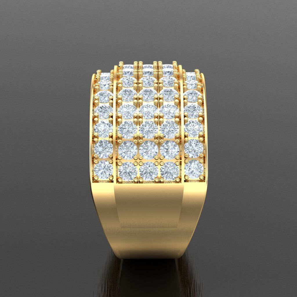 Elite Men Rings Collection 5MR035 3D print model_13