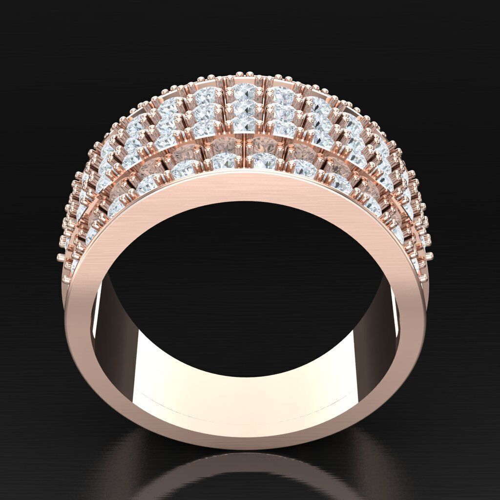 Elite Men Rings Collection 5MR035 3D print model_3