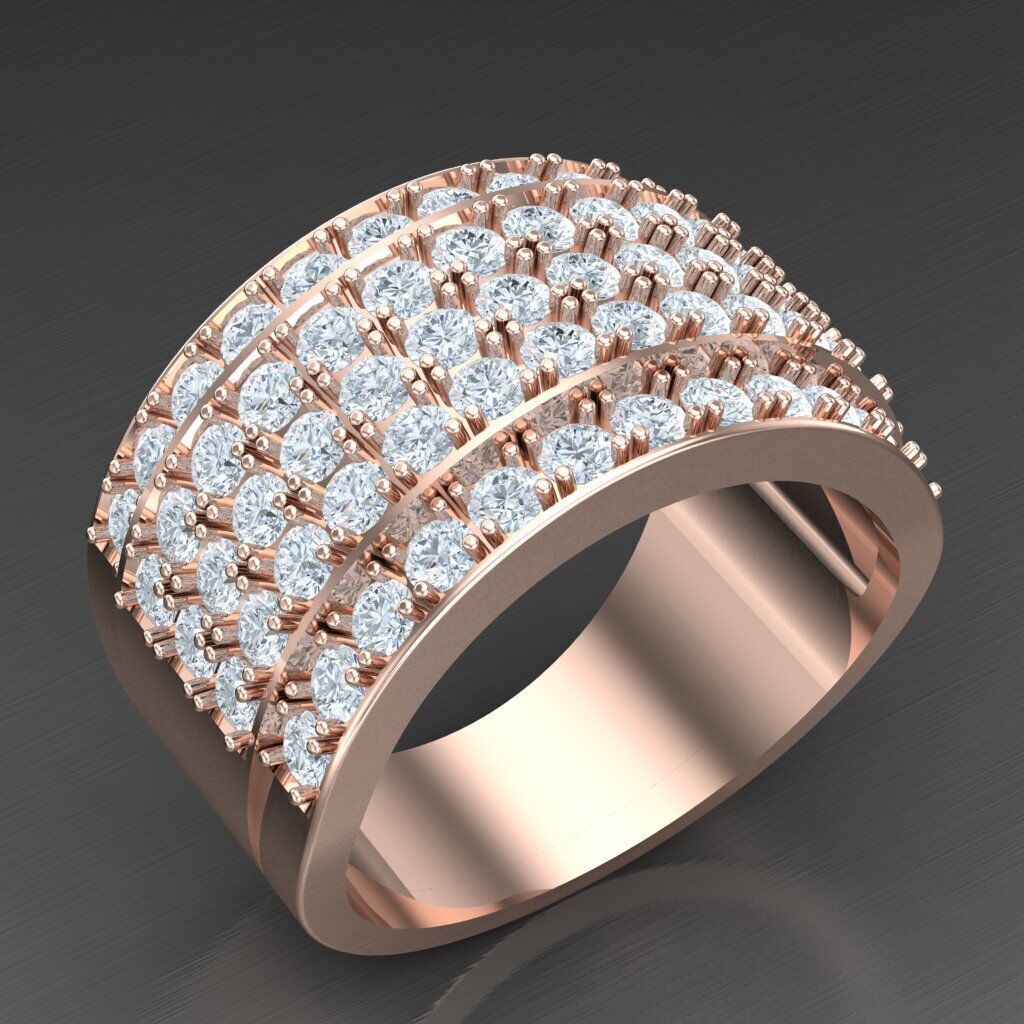 Elite Men Rings Collection 5MR035 3D print model_7