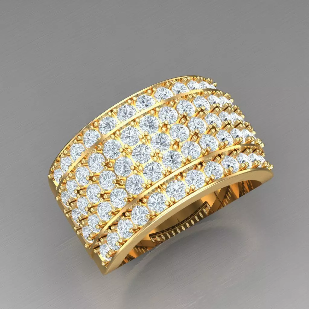 Elite Men Rings Collection 5MR035 3D print model_0