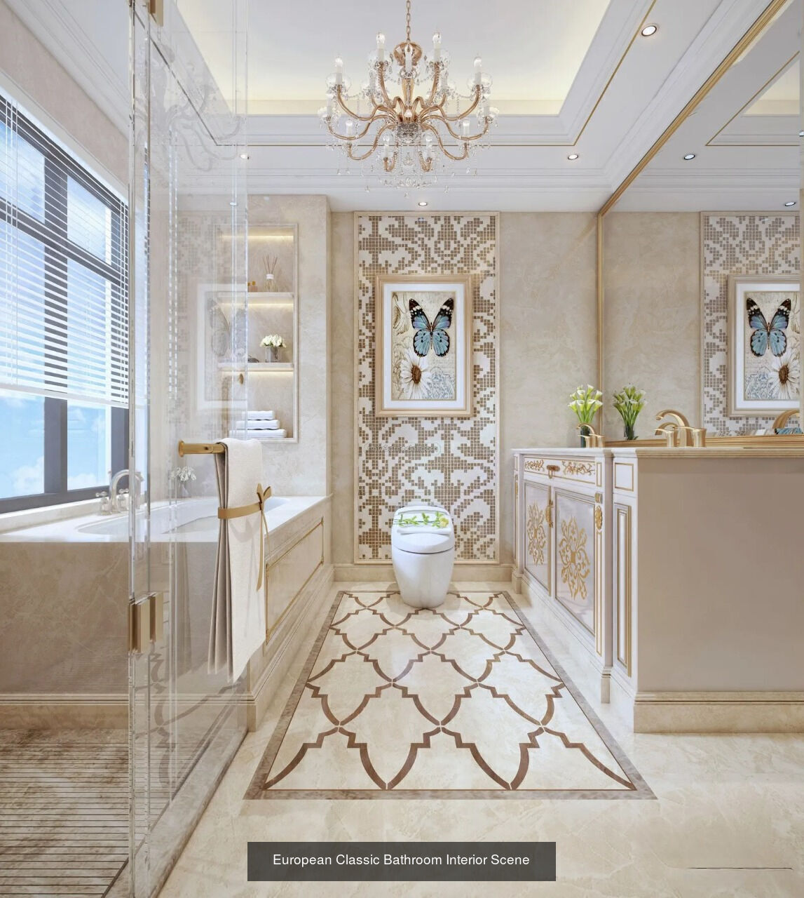 6 Bathroom 3D Scene Collection _5