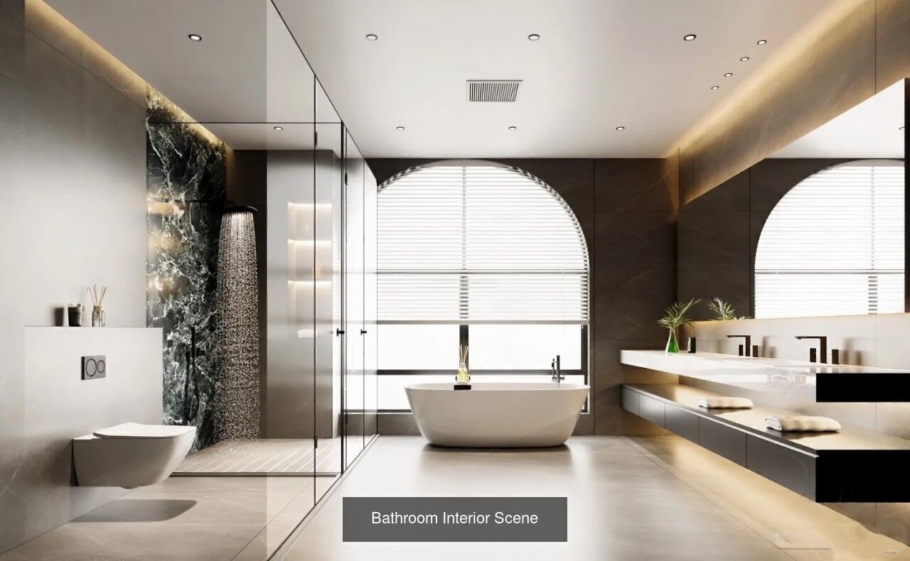 6 Bathroom 3D Scene Collection _6