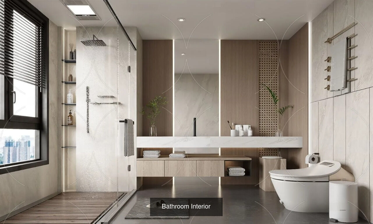 6 Bathroom 3D Scene Collection _4