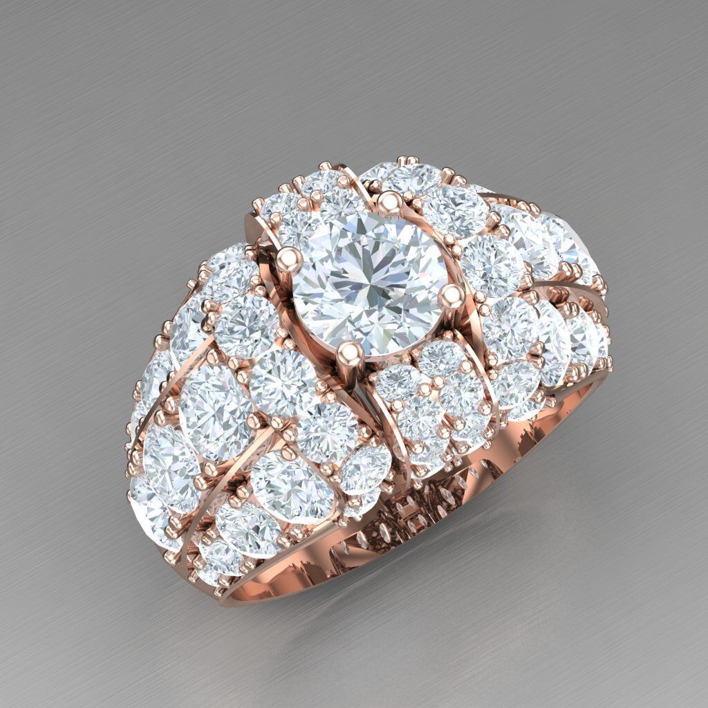 Elite Men Rings Collection 5MR031 3D print model_11