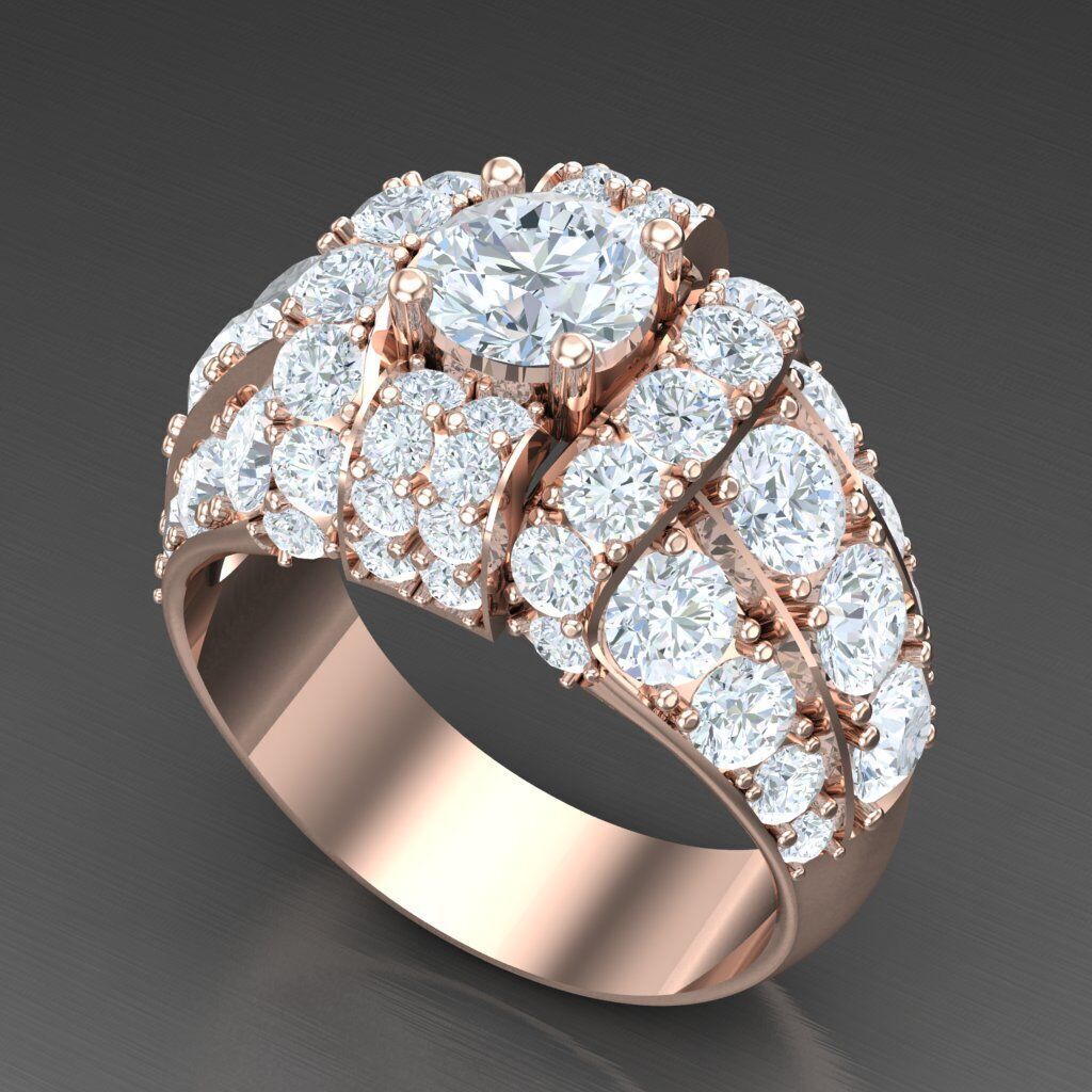 Elite Men Rings Collection 5MR031 3D print model_5