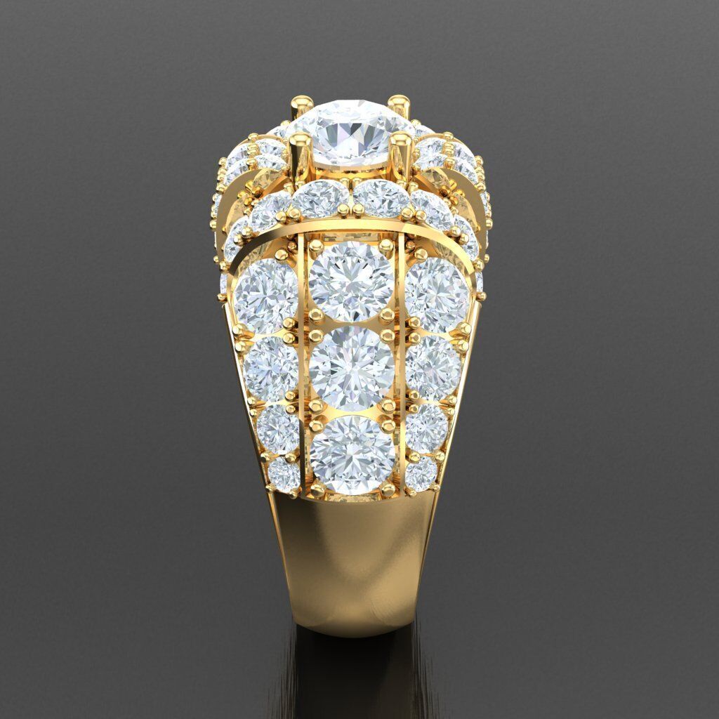 Elite Men Rings Collection 5MR031 3D print model_13