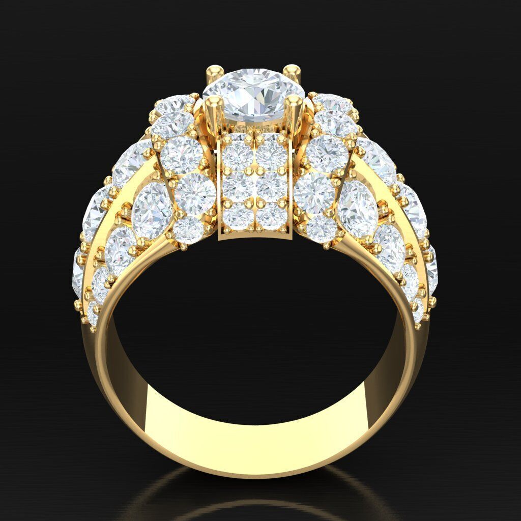 Elite Men Rings Collection 5MR031 3D print model_4