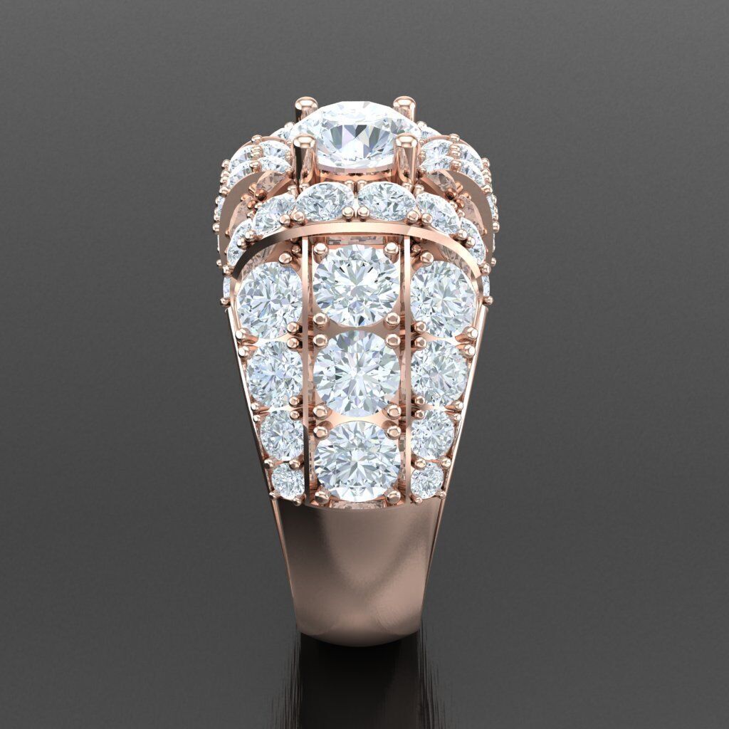 Elite Men Rings Collection 5MR031 3D print model_12