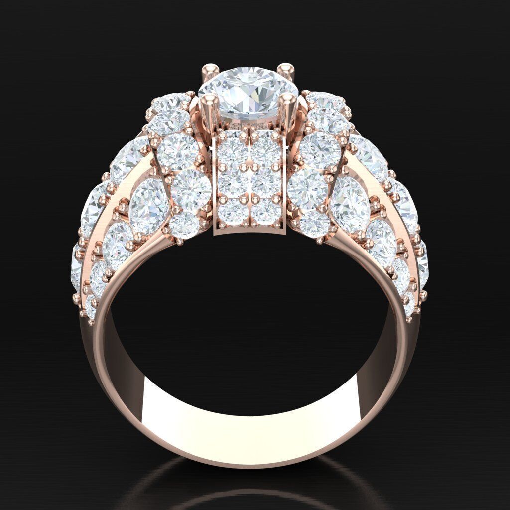 Elite Men Rings Collection 5MR031 3D print model_3