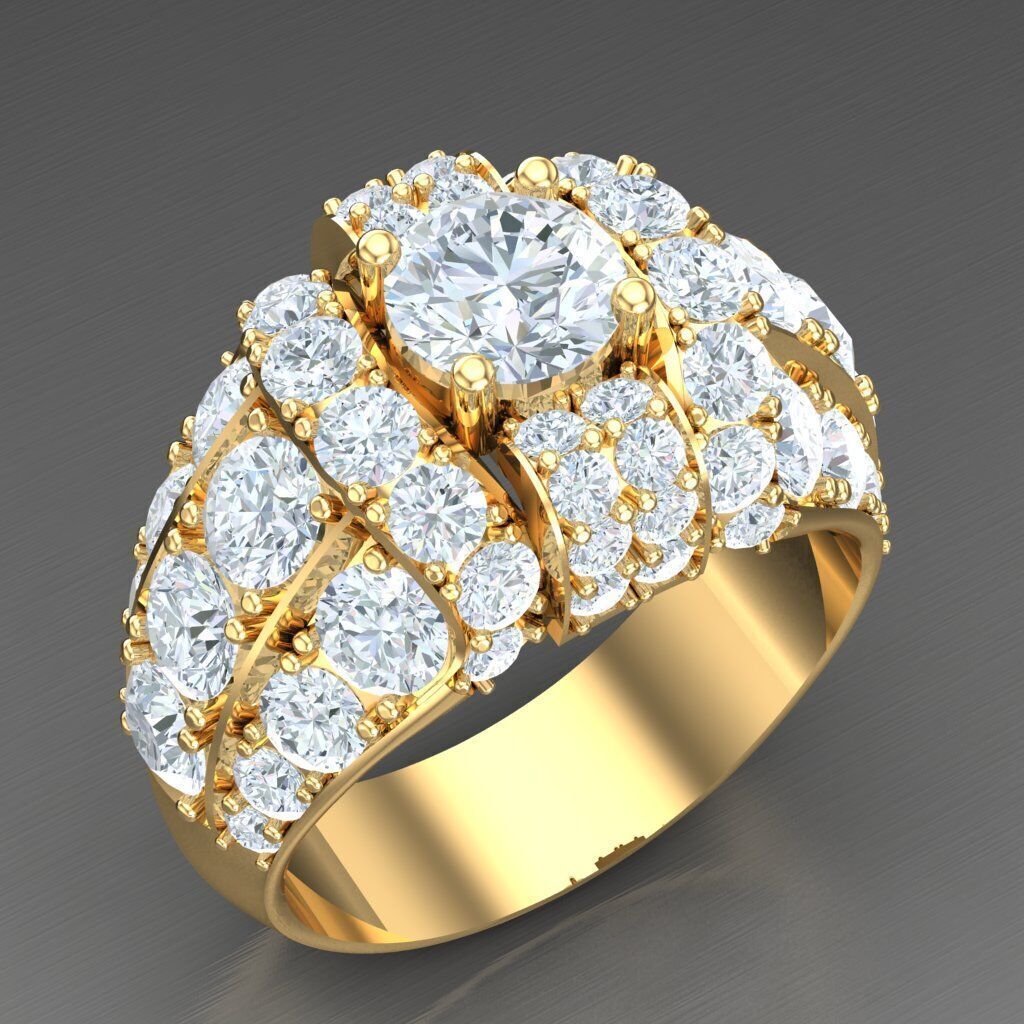 Elite Men Rings Collection 5MR031 3D print model_2