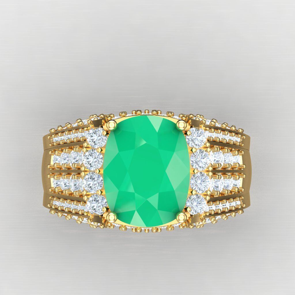 Elite Men Rings Collection 5MR030 3D print model_10