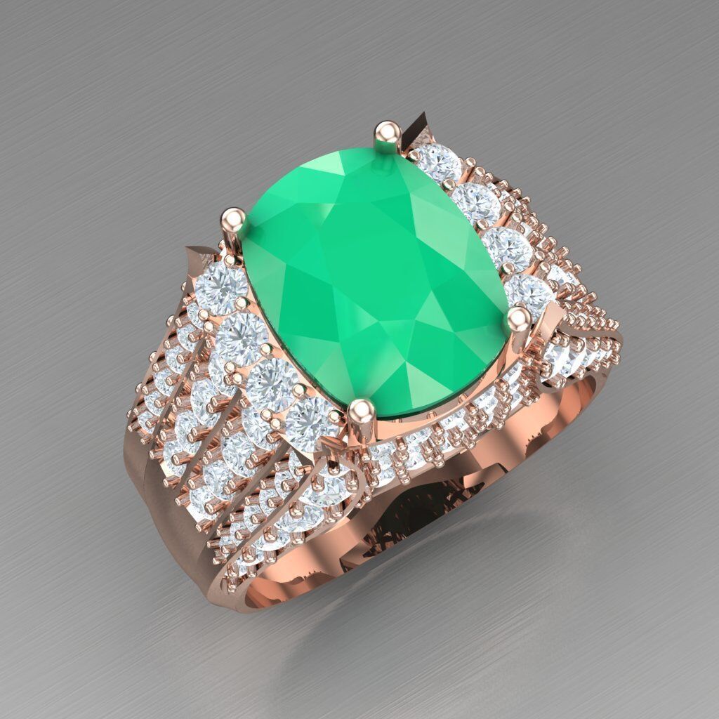 Elite Men Rings Collection 5MR030 3D print model_11