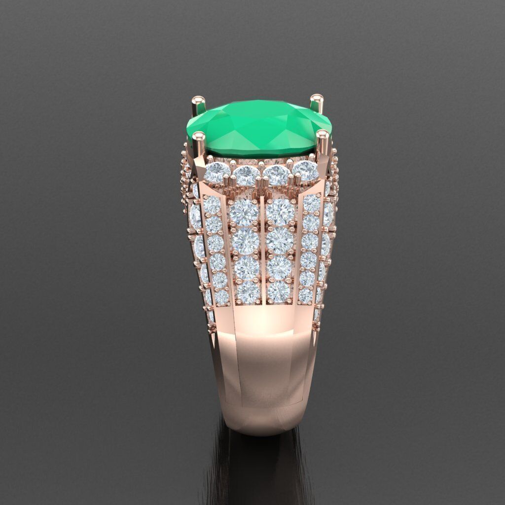 Elite Men Rings Collection 5MR030 3D print model_12