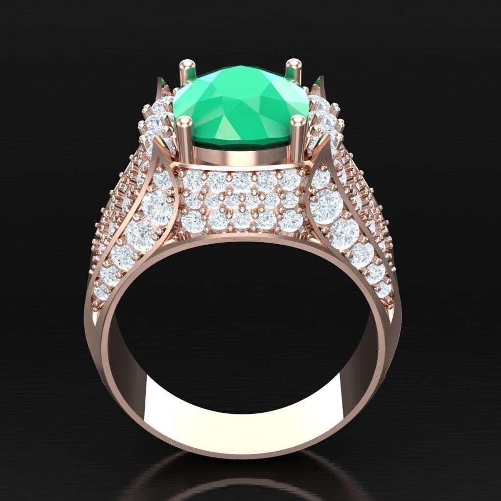 Elite Men Rings Collection 5MR030 3D print model_3