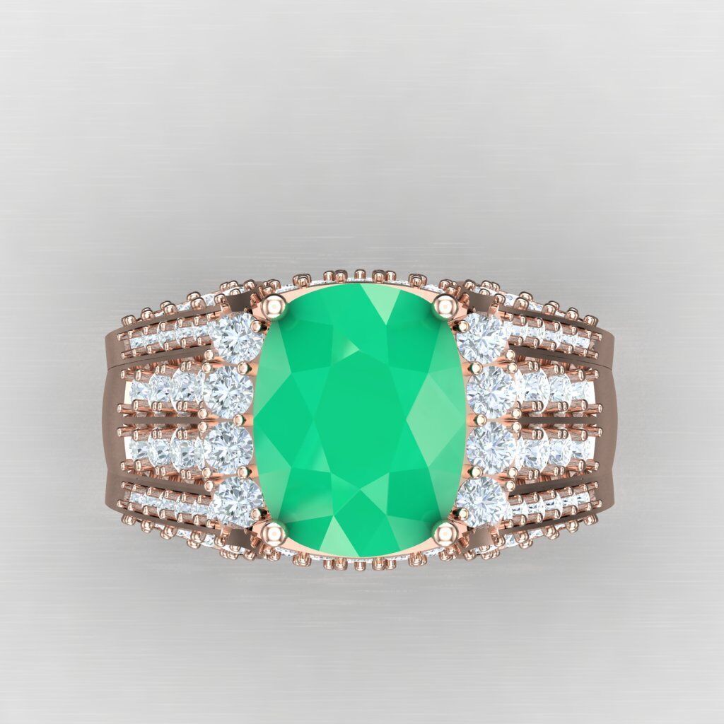 Elite Men Rings Collection 5MR030 3D print model_9