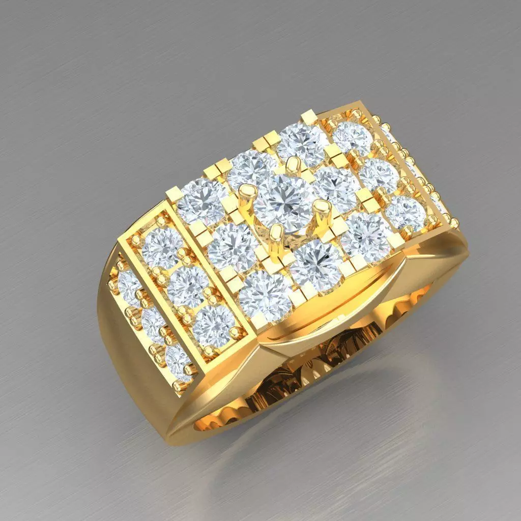 Elite Men Rings Collection 5MR029 3D print model