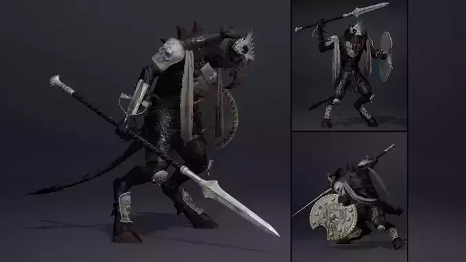 Obsidian Spearman Arm2