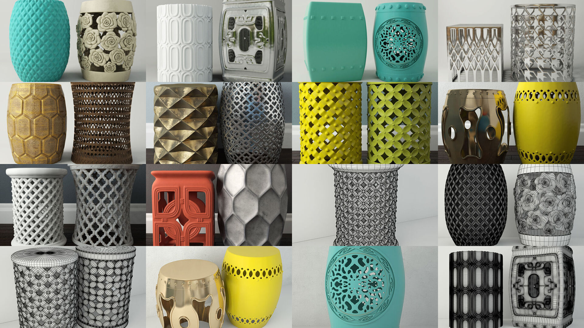 Garden Stools Collection _1