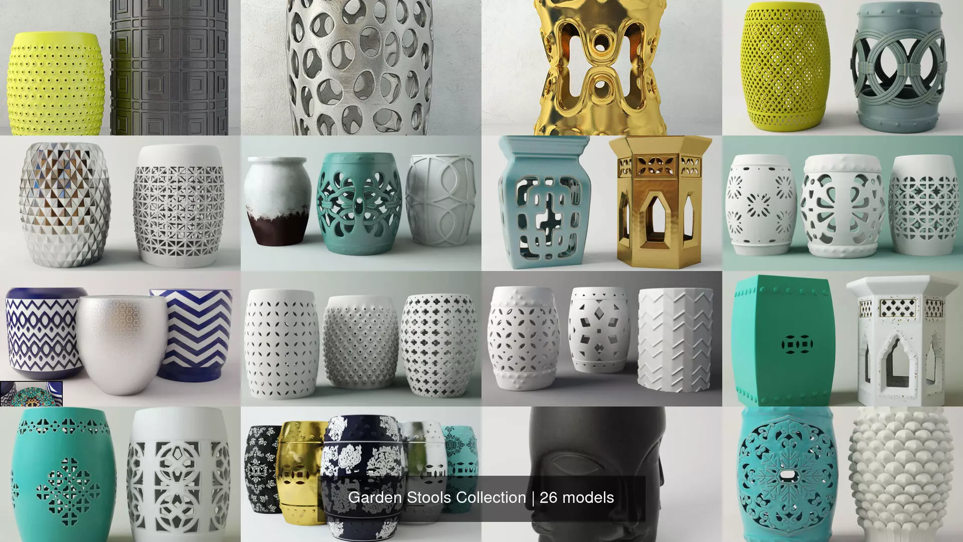 Garden Stools Collection _0