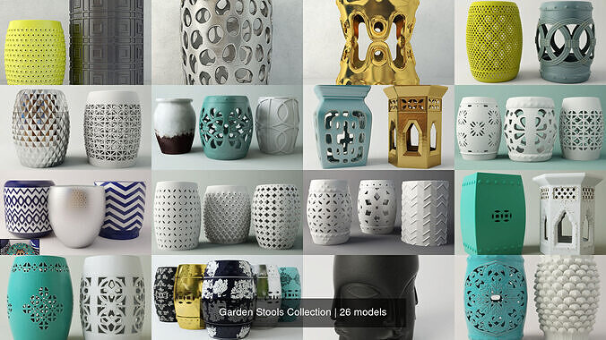 Garden Stools Collection 