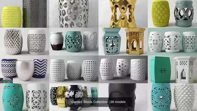 Garden Stools Collection 
