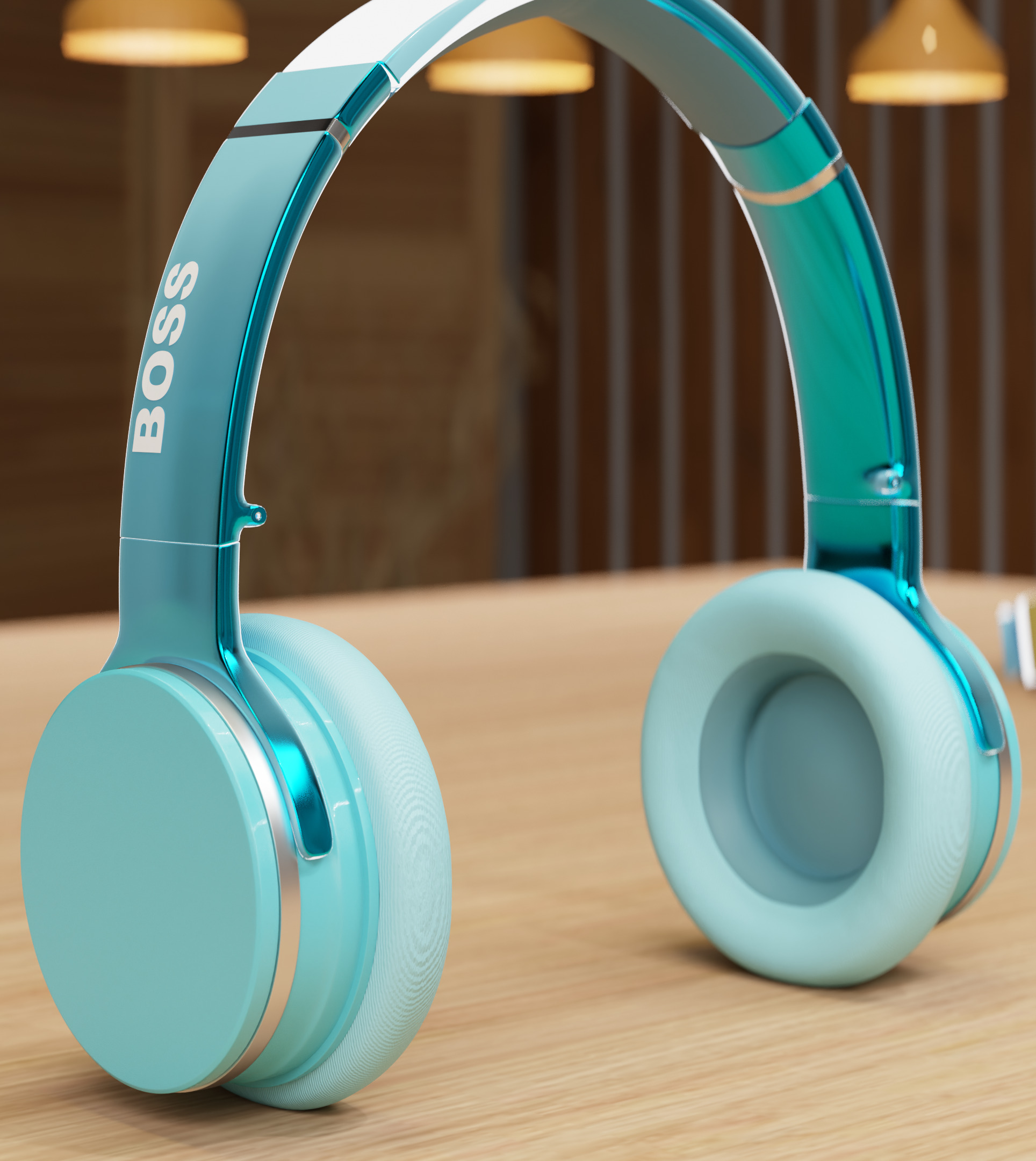 HeadPhone 3D model_1