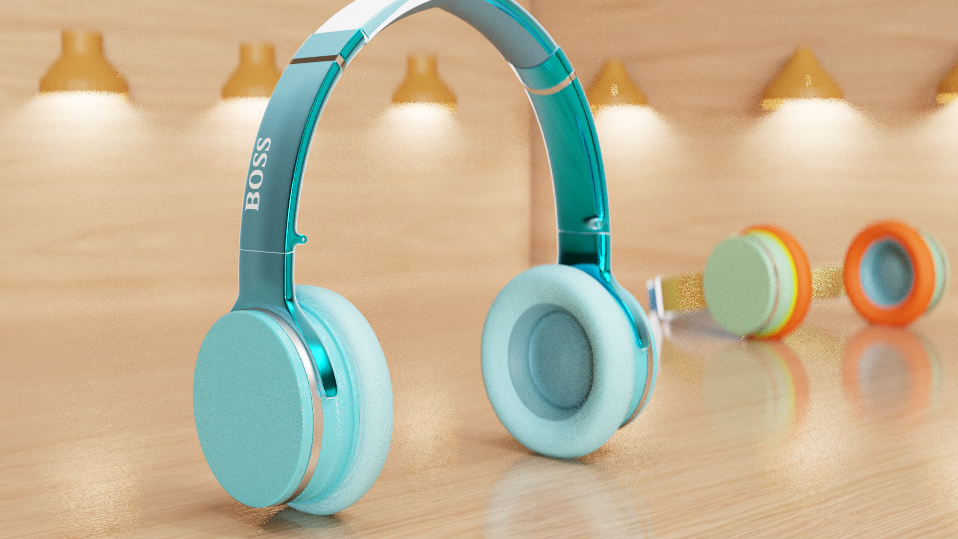 HeadPhone 3D model_3