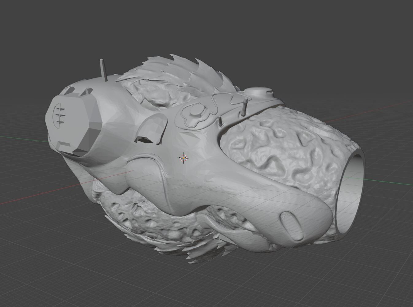 Martian War Machine From War Of The Worlds Biomechanical  3D print model_3