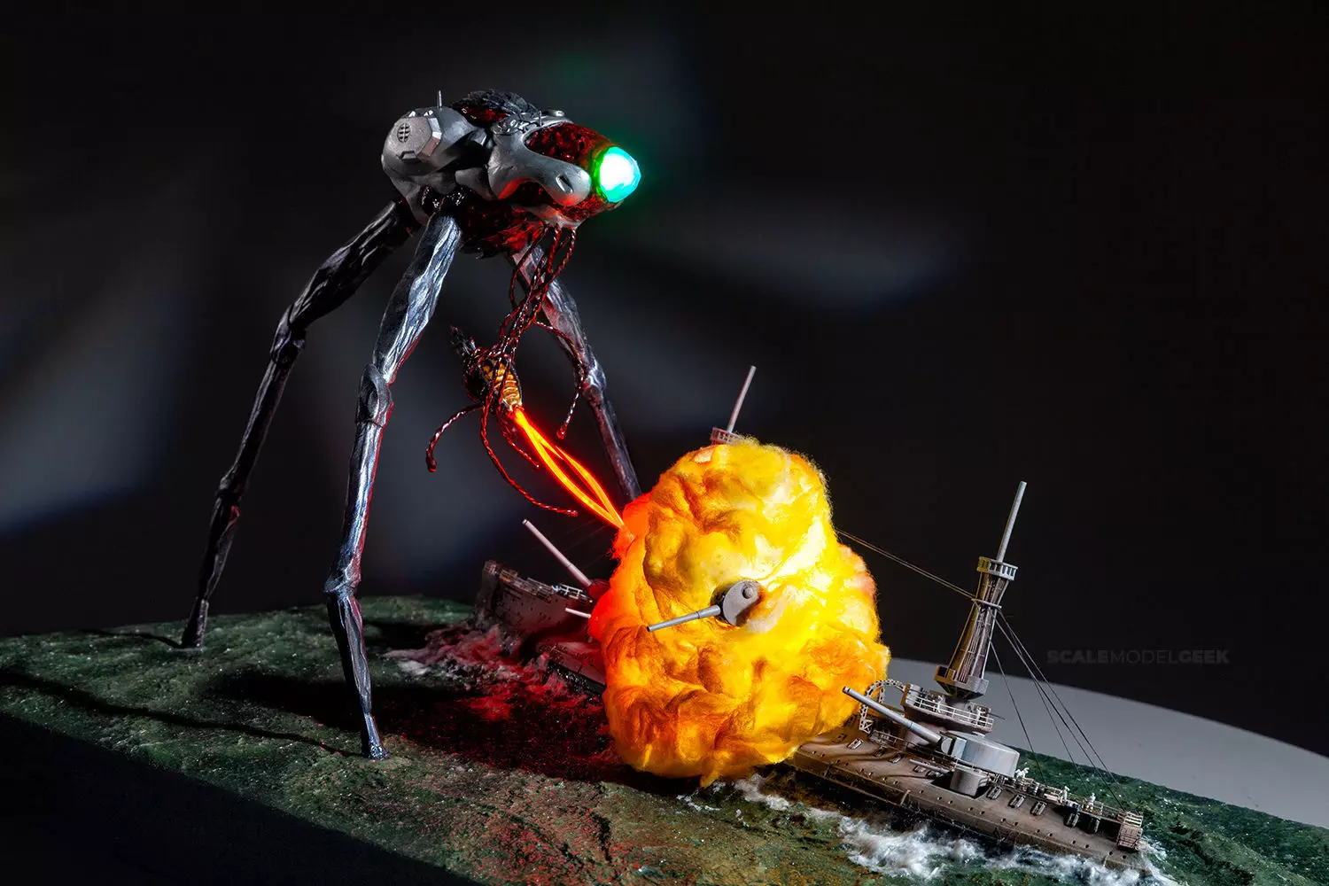 Martian War Machine From War Of The Worlds Biomechanical  3D print model_0