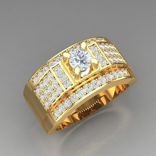 Elite Men Rings Collection 5MR026 3D print model