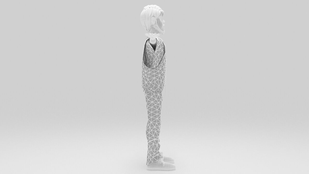 Character Bross Rigged  Low-poly 3D model_13