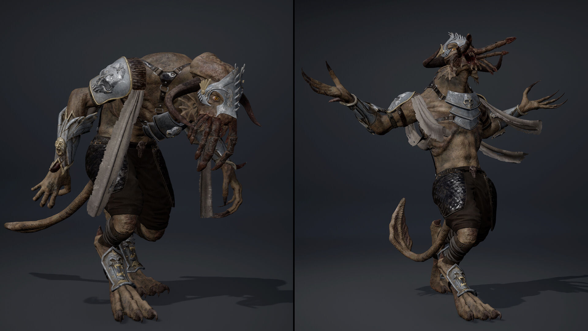 Obsidian Spearman Arm1 Low-poly 3D model_19