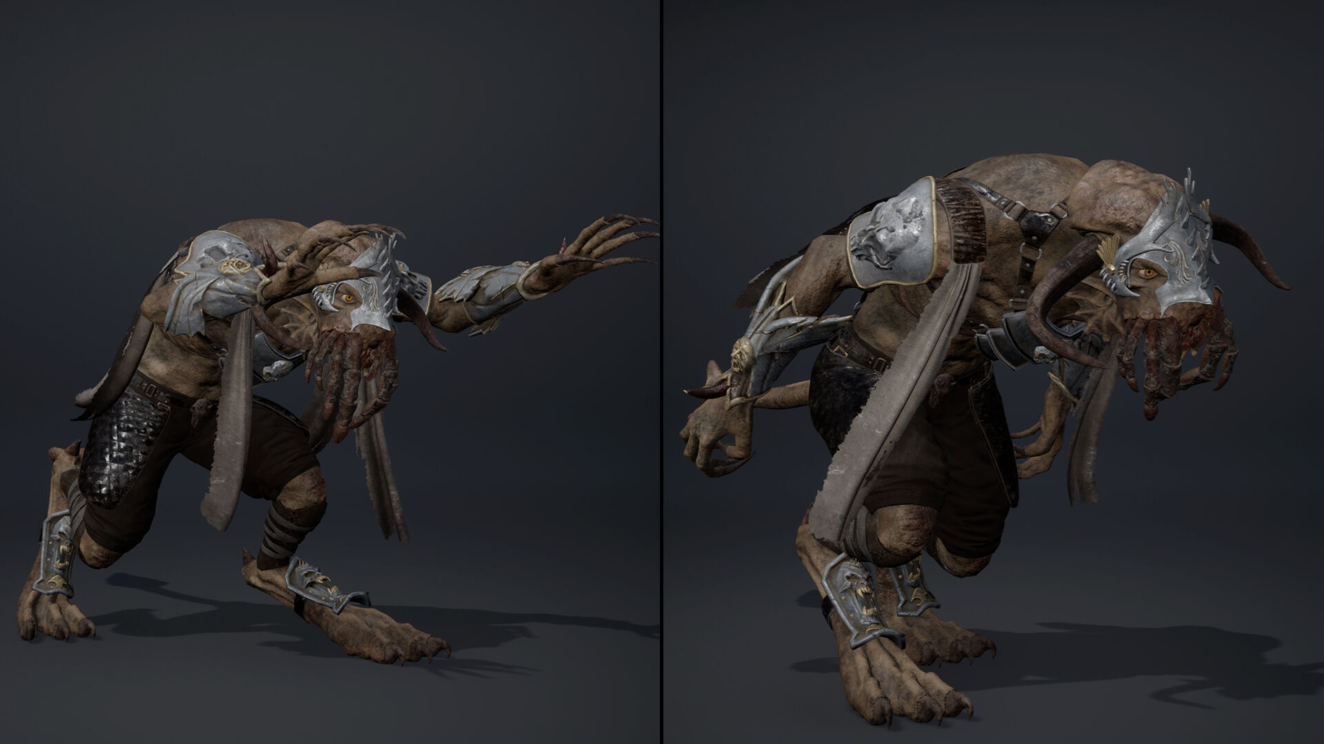 Obsidian Spearman Arm1 Low-poly 3D model_14