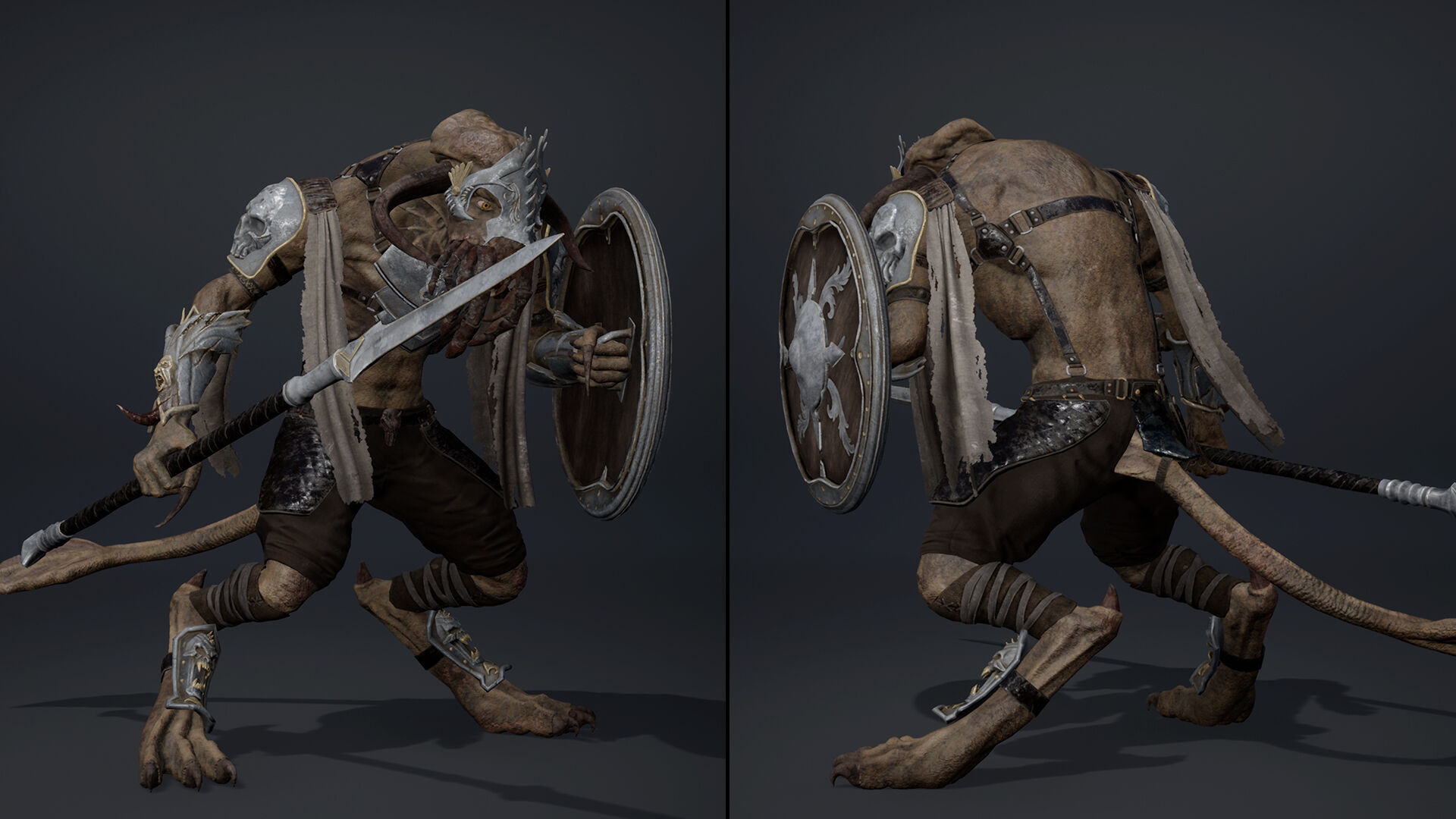 Obsidian Spearman Arm1 Low-poly 3D model_15