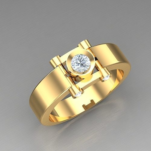 Elite Men Rings Collection 5MR016 3D print model