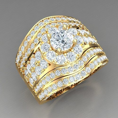 Elite Men Rings Collection 4MR094 3D print model