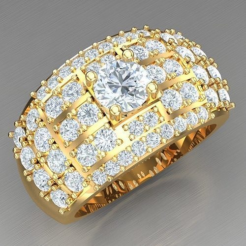 Elite Men Rings Collection 4MR089 3D print model