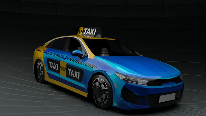 Kia Cerato Low-poly 3D model