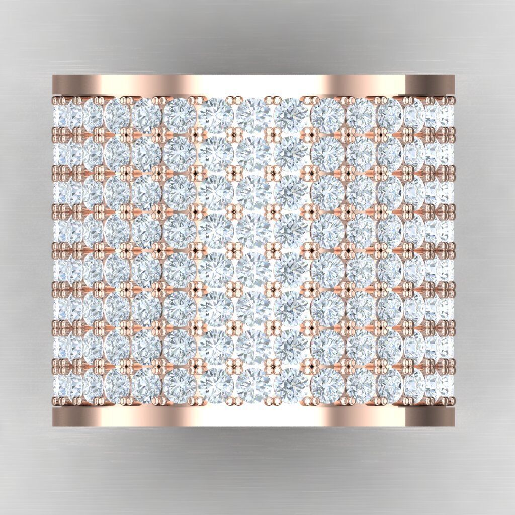 Elite Men Rings Collection 4MR085 3D print model_8