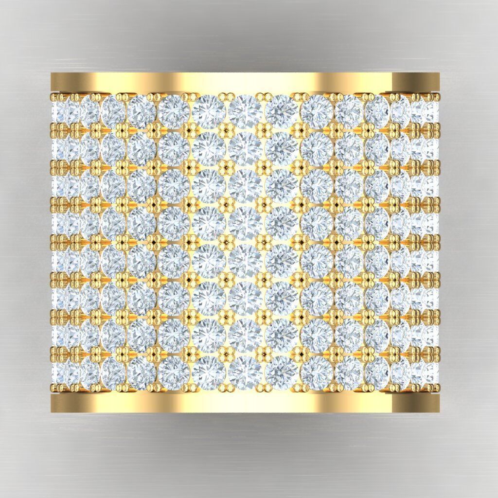 Elite Men Rings Collection 4MR085 3D print model_9