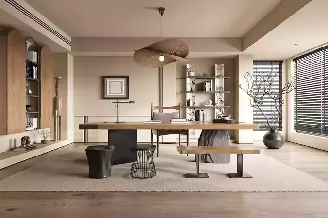 Modern medieval style study