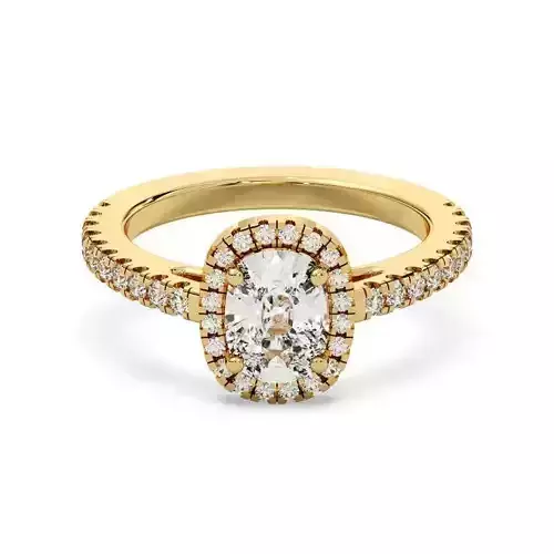 Cushion Cut Diamond Ring