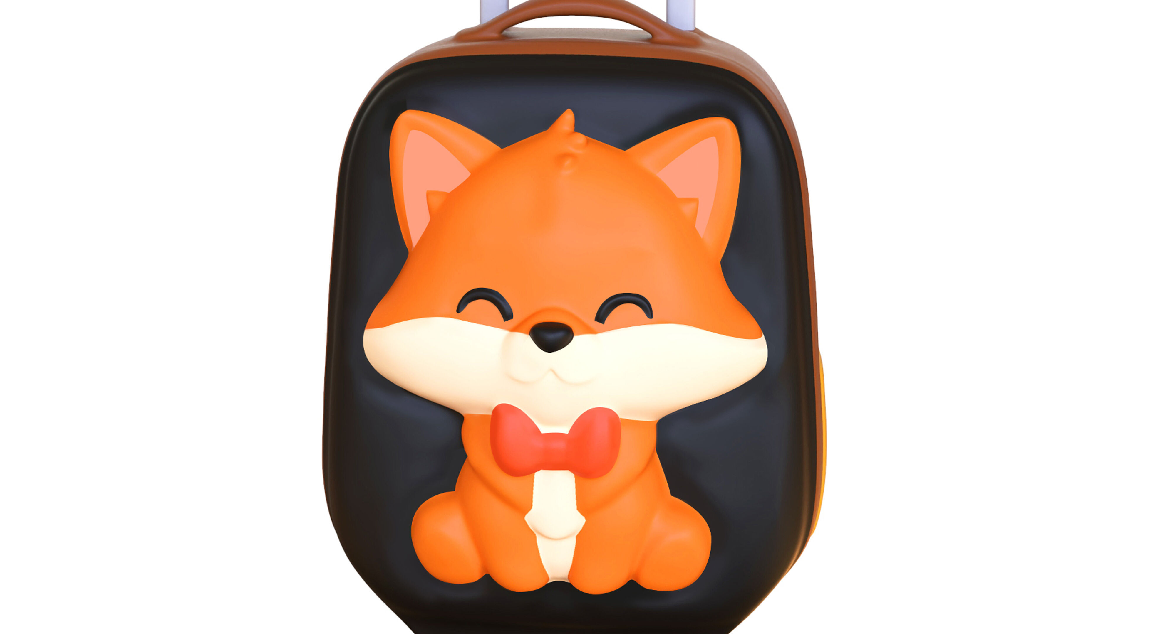 Low Poly - Suitcase Fox Low-poly 3D model_6