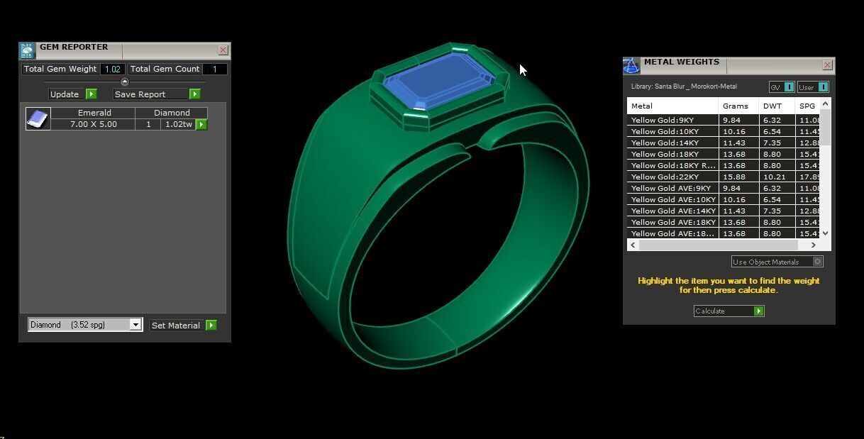 Elite Men Rings Collection 4MR078 3D print model_5